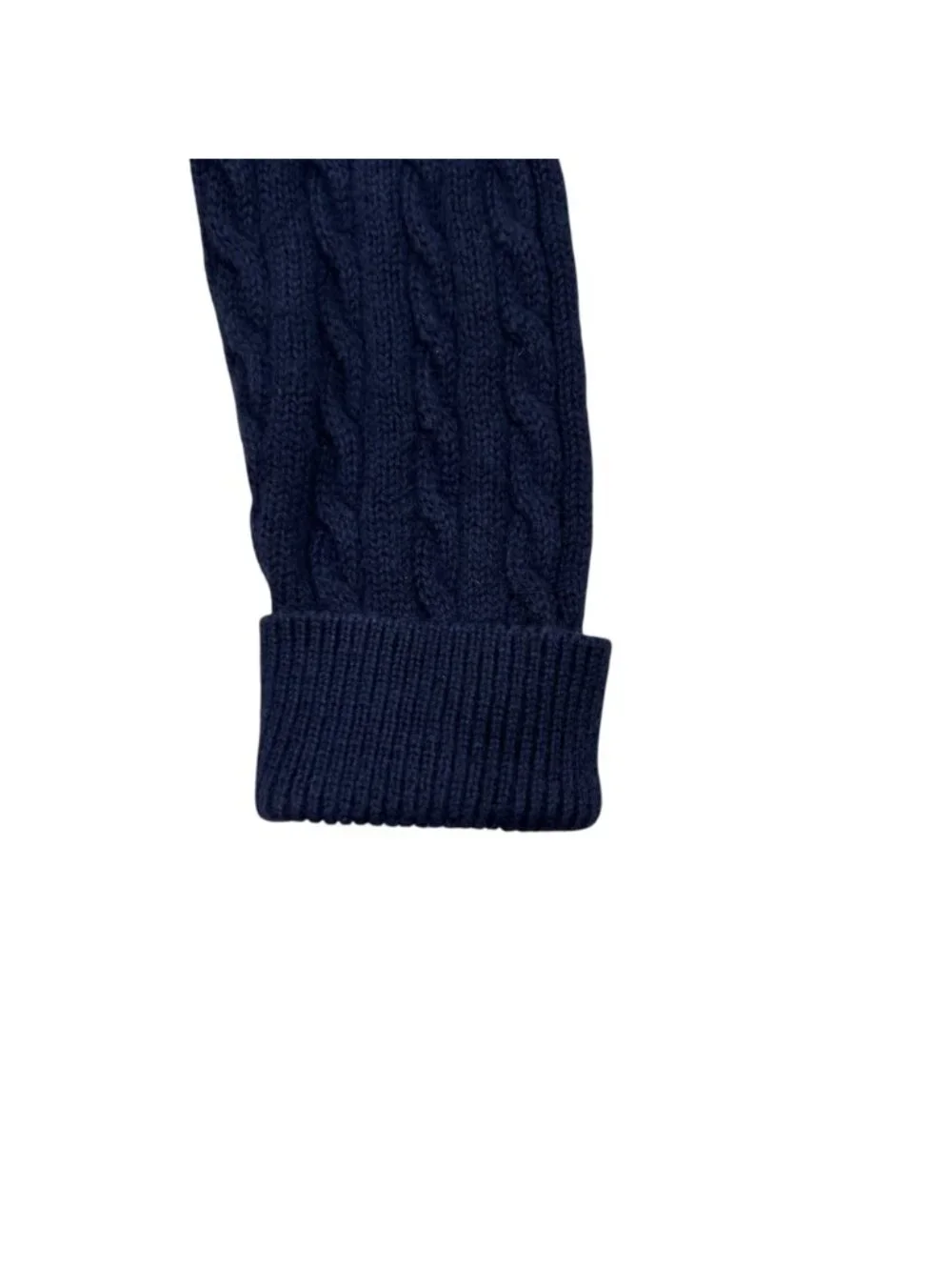 Ralph Lauren Mini Cable Knit Cardigan 9 Month Sweater Unisex Preppy